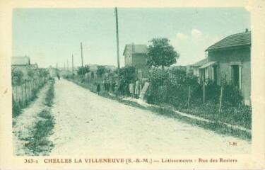 1 vue  - Chelles La Villeneuve (S.-&-M.) - Lotissement : Rue des Rosiers (ouvre la visionneuse)