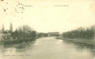 1 vue  - Chelles - Le quai de Marne (ouvre la visionneuse)