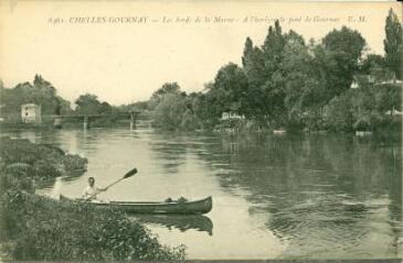 1 vue  - Chelles-Gournay - Les bords de la Marne - A l\'horizon le pont de Gournay (ouvre la visionneuse)