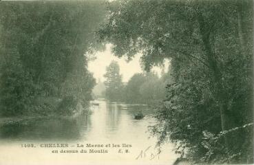 1 vue  - Chelles - La Marne et les Iles en dessus du Moulin (ouvre la visionneuse)
