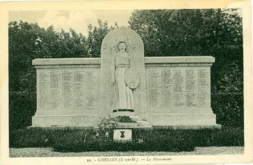 1 vue  - Chelles (S.-et-M.) - Le Monument (ouvre la visionneuse)