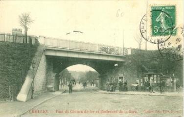 1 vue  - Chelles - Pont du Chemin de fer et Boulevard de la Gare (ouvre la visionneuse)