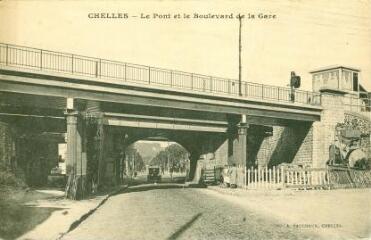 1 vue  - Chelles- Le Pont et le Boulevard de la Gare (ouvre la visionneuse)
