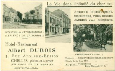 1 vue  - Hôtel-Restaurant Albert DUBOIS (ouvre la visionneuse)
