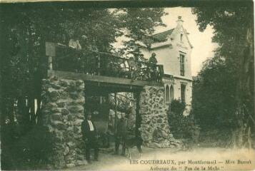 1 vue  - Les Coudreaux, par Montfermeil - Mon Barret - Auberge du \'Pas de la Mule\' (ouvre la visionneuse)