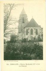 1 vue  - Chelles - Eglise St-André (XVe siècle) Le Chevet (ouvre la visionneuse)
