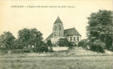 1 vue  - Chelles - L\'Eglise St-André datant du XVIe siècle (ouvre la visionneuse)