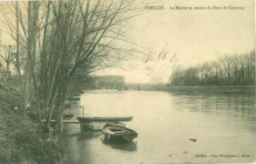 1 vue  - Chelles - La Marne en amont du Pont de Gournay (ouvre la visionneuse)