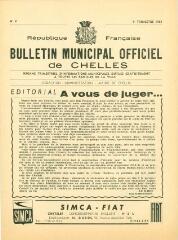 8 vues  - Bulletin Municipal Officiel de Chelles - n° 8, 4ème trimestre 1961. (ouvre la visionneuse)