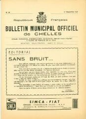 8 vues  - Bulletin Municipal Officiel de Chelles - n° 10, 2ème trimestre 1962. (ouvre la visionneuse)