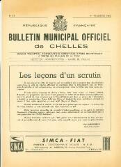 8 vues  - Bulletin Municipal Officiel de Chelles - n° 12, 4ème trimestre 1962. (ouvre la visionneuse)