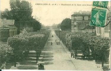 1 vue  - Chelles (S.-et-M.) - Boulevard de la Gare vers Gournay (ouvre la visionneuse)