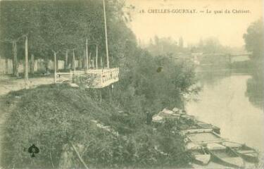 1 vue  - Chelles-Gournay - Le quai de Chétivet (ouvre la visionneuse)