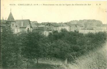 1 vue  - Chelles (S.-et-M.) - Panorama vu de la ligne de Chemin de fer (ouvre la visionneuse)