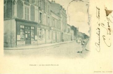 1 vue  - Chelles - La rue Sainte-Bathilde (ouvre la visionneuse)