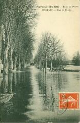 1 vue  - Les inondations de 1910 Chelles - Bords de Marne - Quai de Chétivet (ouvre la visionneuse)