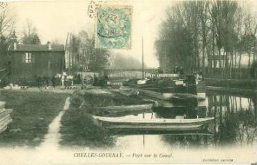 1 vue  - Chelles-Gournay - Port sur le Canal (ouvre la visionneuse)