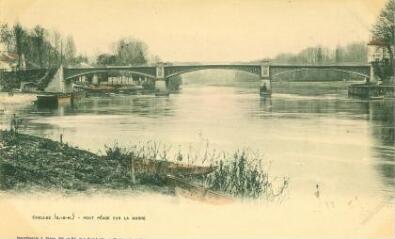 1 vue  - Chelles (S.-et-M.) - Pont Péage sur la Marne (ouvre la visionneuse)