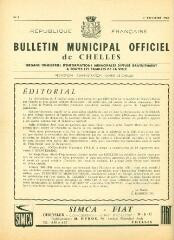 8 vues - Bulletin Municipal Officiel de Chelles - n° 5, 1er trimestre 1961. (ouvre la visionneuse)