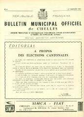 8 vues - Bulletin Municipal Officiel de Chelles - n° 6, 2ème trimestre 1961. (ouvre la visionneuse)