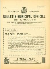 8 vues - Bulletin Municipal Officiel de Chelles - n° 10, 2ème trimestre 1962. (ouvre la visionneuse)