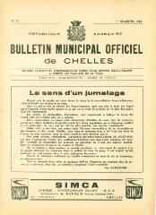 8 vues - Bulletin Municipal Officiel de Chelles - n° 13, 1er trimestre 1963. (ouvre la visionneuse)